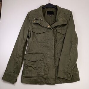 Banana Republic Classic Utility Flight Jacket Olive Green Small